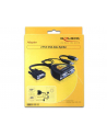 Delock adapter VGA(15M) -> VGA(15F) x2 + zasilanie z USB + USB(AF) - nr 23