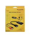 Delock adapter HDMI(F)->VGA(M) + Audio Jack 3,5mm + Power USB - nr 17
