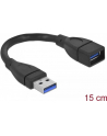 Delock Przedłużacz USB 3.0 AM-AF 15cm - nr 25