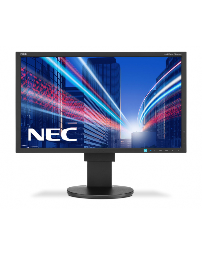 NEC Monitor MultiSync LED EA234WMi 23'' wide, IPS, DVI, HDMI, DP, pivot, czarny główny