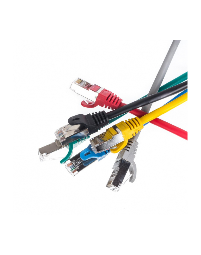 Netrack patchcord RJ45, osłonka zalewana, kat. 5e FTP, 15m szary główny