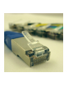 Netrack patchcord RJ45, osłonka zalewana, kat. 5e FTP, 15m niebieski - nr 2