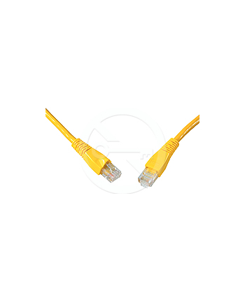 Solarix patchcord kat. 5e UTP PVC, osłonka nasuwana, 3m zółty