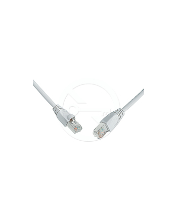 Solarix patchcord kat. 5e SFTP PVC, osłonka nasuwana, 10m, szary