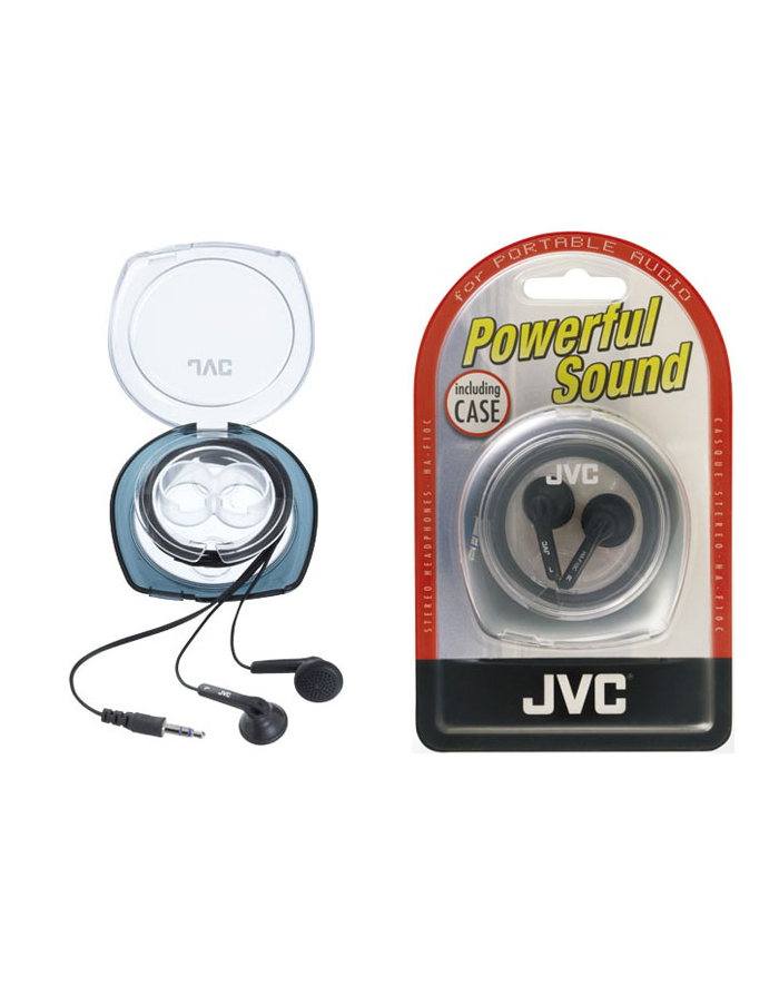 JVC Słuchawki douszne HA-F10C, membrana 13.5mm, Etui główny