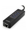 Adapter Unitek USB 3.0-Gigabit + hub 3x USB3.0 Y-3045 - nr 4