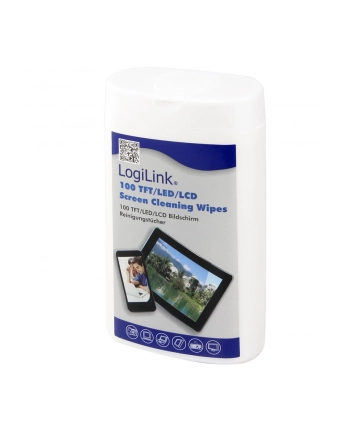 LogiLink Chusteczki czyszczące do paneli TFT/LCD LED
