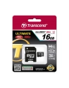 TRANSCEND Micro SDHC Class 10 UHS-I 600x, MLC, 16GB (Ultimate) + adapter - nr 11