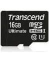 TRANSCEND Micro SDHC Class 10 UHS-I 600x, MLC, 16GB (Ultimate) + adapter - nr 22