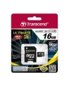 TRANSCEND Micro SDHC Class 10 UHS-I 600x, MLC, 16GB (Ultimate) + adapter - nr 34