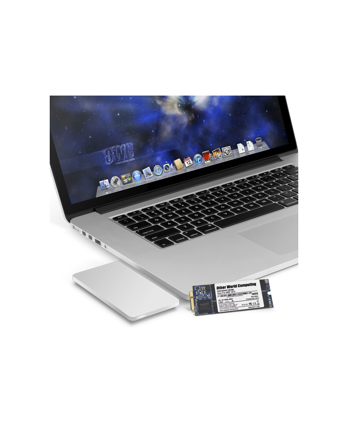 OWC Aura Pro SSD 480GB Macbook Pro Retina 500MB/s 60k IOPS + kieszeń Envoy Pro główny