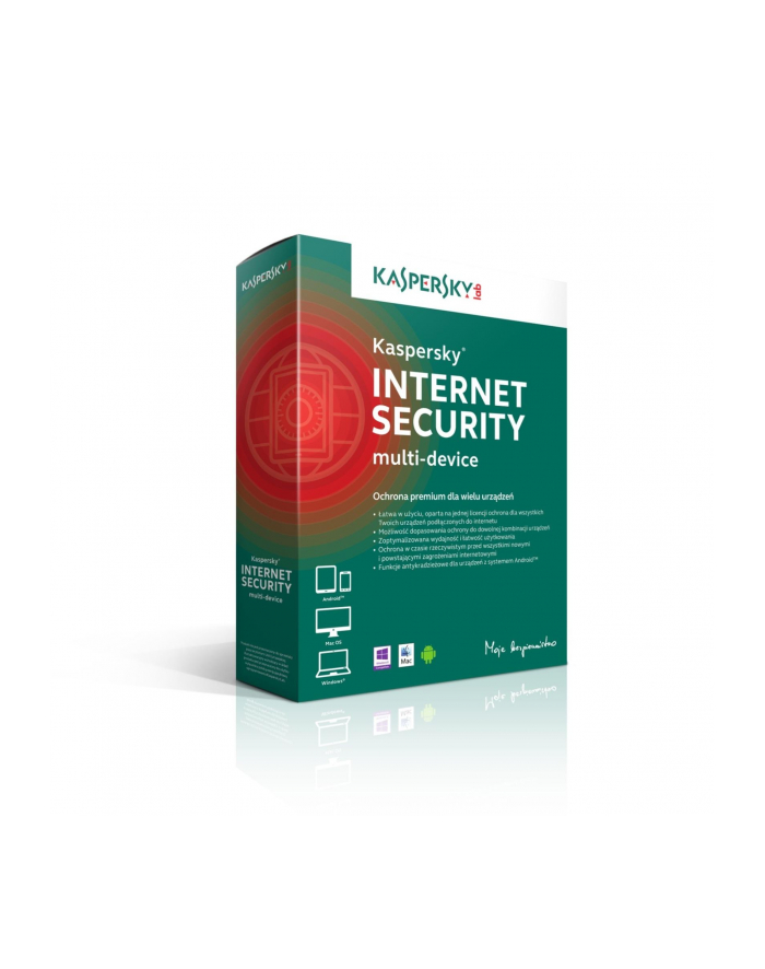 Kaspersky Internet Security Multi-Device PL Box 10-Decice 1Year                                                                               KL1941P główny