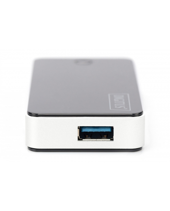 Digitus Hub USB 3.0 4-portowy SuperSpeed 5Gbps, czarny nr 2