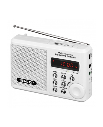 Sencor SRD 215 W RADIO z USB,MP3,SD