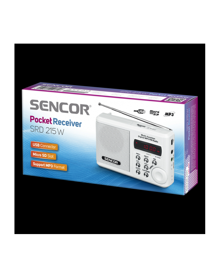 Sencor SRD 215 W RADIO z USB,MP3,SD główny