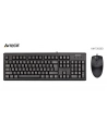 Zestaw przewodowy Klaw. PS2 Mysz A4-Tech  - KM-72620D, US Black - nr 23