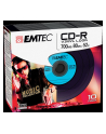 Emtec płyta CD-R  vinylowa  700MB| 52x|slim 10-pak ] - nr 2