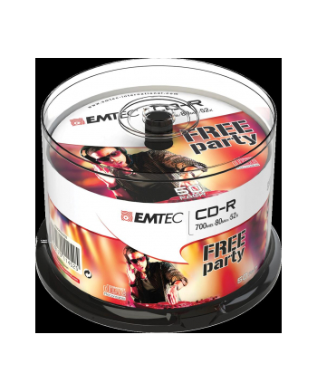 Emtec płyta CD-R  [ cakebox 50 | 700MB | 52x ]