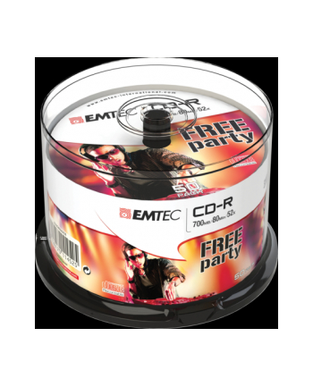 Emtec płyta CD-R  [ cakebox 50 | 700MB | 52x ]