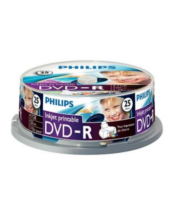 DVD-R Philips [ cake box 25 | 4.7GB | 16x ] do nadruku