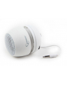 Gembird przenośny głośnik z wbudowaną baterią (MP3, telefon GSM, laptop) biały - nr 5