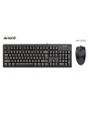 Zestaw przewodowy Klaw. PS2 Mysz A4-Tech  - KM-72620D, US Black - nr 23