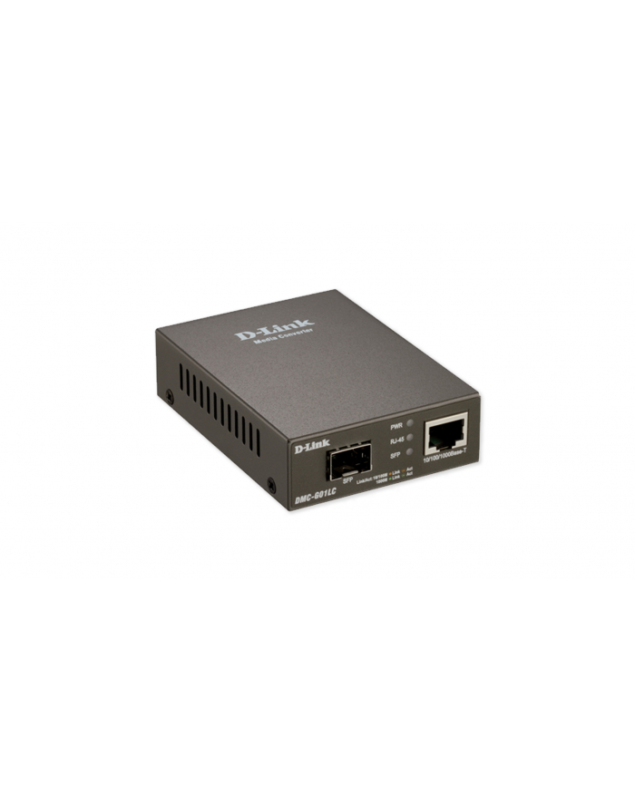 D-LINK DMC-G01LC, 10/100/1000Base-T Twisted-pair to Gigabit SFP Media Converter Module główny