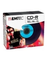 Emtec płyta CD-R  vinylowa  700MB| 52x|slim 10-pak ] - nr 10