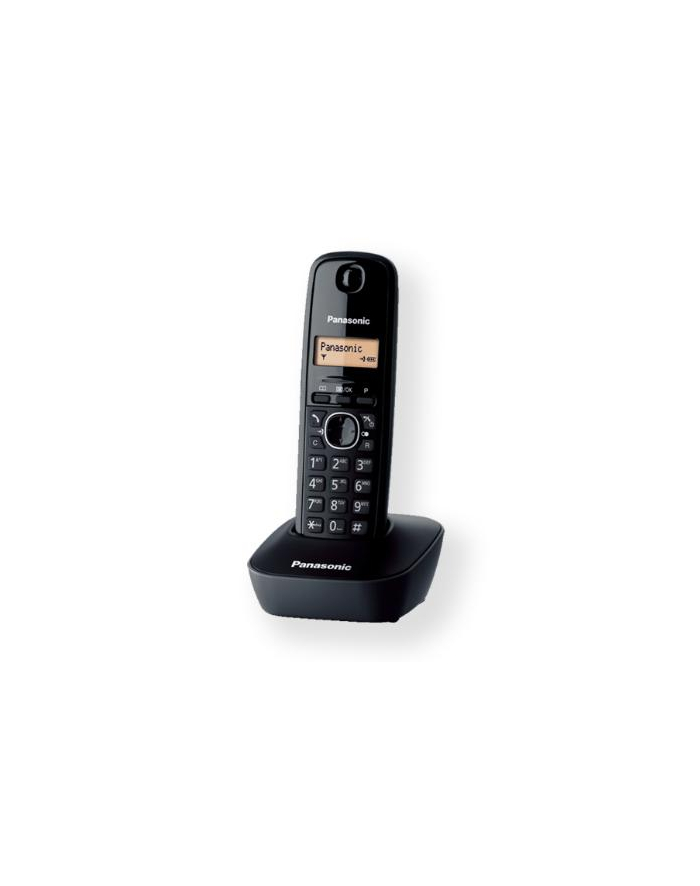Panasonic KX-TG1611FXH Cordless phone, Black /  LCD / Memory 50 numbers / Memory for 50 incoming numbers /  (10levels) Auto-repeat, ringtone 12, selectable 16 tone / Wall-mount option główny
