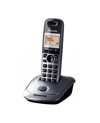 Panasonic KX-TG2511FXM Cordless phone, Silver /  LCD / Memory 50 numbers / Memory for 50 incoming numbers /  (5 levels) Auto-repeat, dialing station number, ringtone 10, selectable 16 tone / Wall-mount option