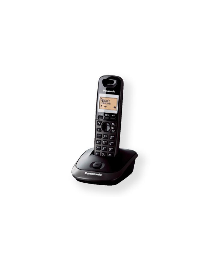Panasonic KX-TG2511FXT Cordless phone, Black /  LCD / Memory 50 numbers / Memory for 50 incoming numbers /  (5 levels) Auto-repeat, dialing station number, ringtone 10, selectable 16 tone / Wall-mount option główny