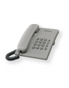 Panasonic KX-TS500FXH Corded phone, Grey, Wall-mount option, Last Number Redial, Flash, Volume Control (6 levels), 3-Step Ringer Selector, Tone/Pulse - nr 1