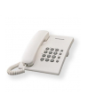 Panasonic KX-TS500FXW Corded phone, White, Wall-mount option, Last Number Redial, Flash, Volume Control (6 levels), 3-Step Ringer Selector, Tone/Pulse - nr 1