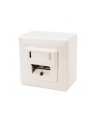 LOGILINK Gniazdo nat/podt. CAT6 2xRJ45 ekranowane - nr 1