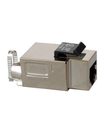 Solarix STP CAT5e RJ45 Keystone czarny samogwintująca