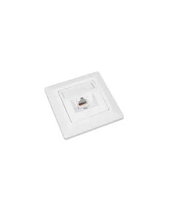 Solarix outlet CAT6 UTP 1 x RJ45 podtynkowy biały