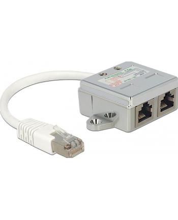 Delock adapter rozdzielacz spliter RJ-45 na 2XRJ-45