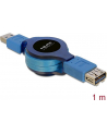 Delock przedłużacz USB 3.0 AM-AF 1M, zwijany na rolce - nr 10