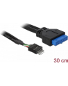 Delock Cable USB 3.0 płyta główna (F) > USB 2.0 płyta główna (M), 0.3m - nr 21