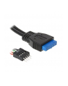 Delock Cable USB 3.0 płyta główna (F) > USB 2.0 płyta główna (M), 0.3m - nr 27