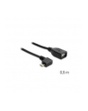 Delock kabel USB micro B męski > USB 2.0 A żeński, OTG, 50 cm, kątowy - nr 16