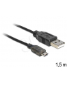 Delock kabel USB micro AM-MBM5P 2.0 + wskaźnik ładowania LED, 1.5M - nr 12
