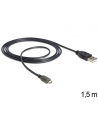 Delock kabel USB micro AM-MBM5P 2.0 + wskaźnik ładowania LED, 1.5M - nr 1