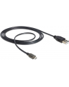Delock kabel USB micro AM-MBM5P 2.0 + wskaźnik ładowania LED, 1.5M - nr 26