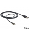 Delock kabel USB micro AM-MBM5P 2.0 + wskaźnik ładowania LED, 1.5M - nr 30