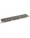 Solarix 19'' patch panel 5e STP 24xRJ45 cabl. manag. stal nierdzewna 0,5 U - nr 2