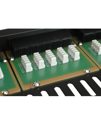 Solarix ISDN panel 25 x RJ45 1U, Czarny nr 1