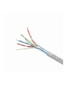Gembird kabel instalacyjny skrętka FTP, 4x2, kat. 5e, drut AL-CU, 100m, szary - nr 1