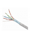 Gembird kabel instalacyjny skrętka FTP, 4x2, kat. 5e, drut AL-CU, 100m, szary - nr 5