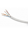 Gembird kabel instalacyjny UTP, 4x2, kat. 6, CCA, linka AL-CU, 100m, szary - nr 10